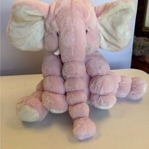 Baby Ganz Pink Plush Elephant Toy